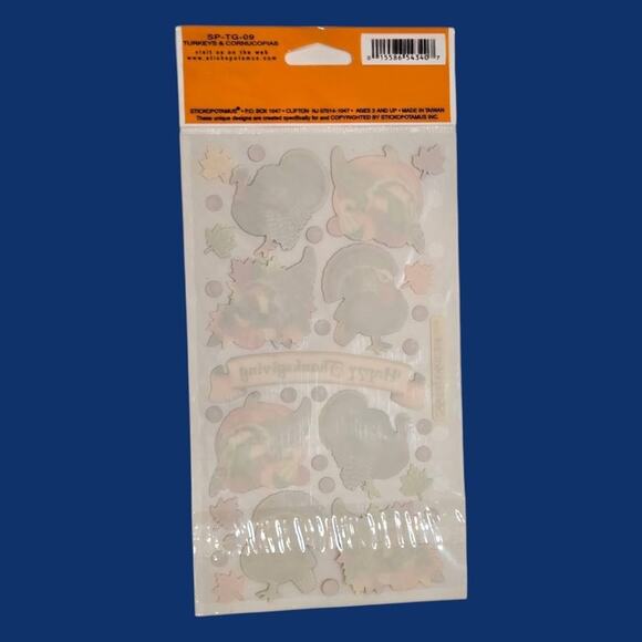Autumn Stickopotamus Binder Stickers Hayride Turkeys & Cornucopias Thanksgiving - Picture 5 of 5